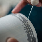 Juliet Macleod in her studio 2018